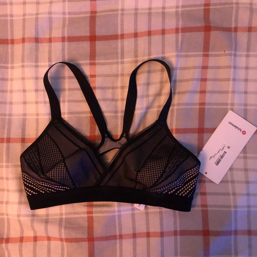 Lululemon Awake to Lace Bra Black/Beige 32B
